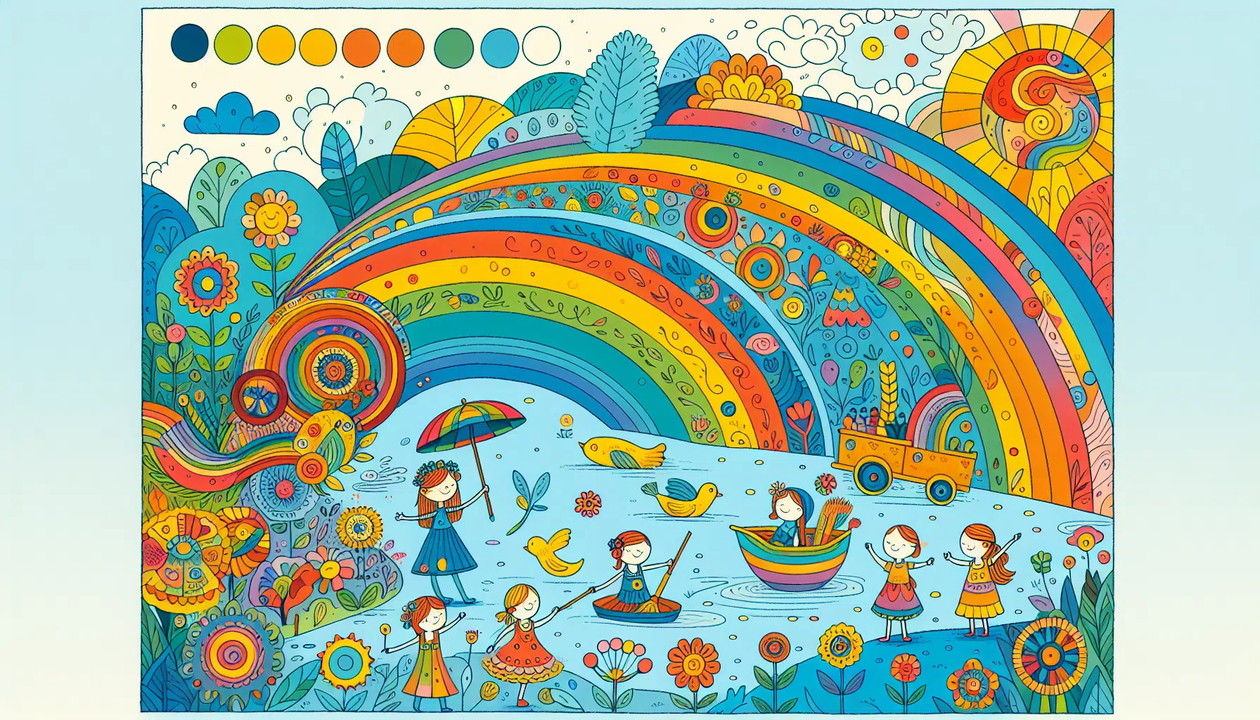 El hada de los colores y el arcoíris perdido