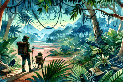 Cuento: La aventura en la selva oscura 5 La aventura en la selva oscura