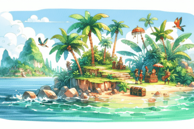 Cuento: La isla misteriosa 9 La isla misteriosa