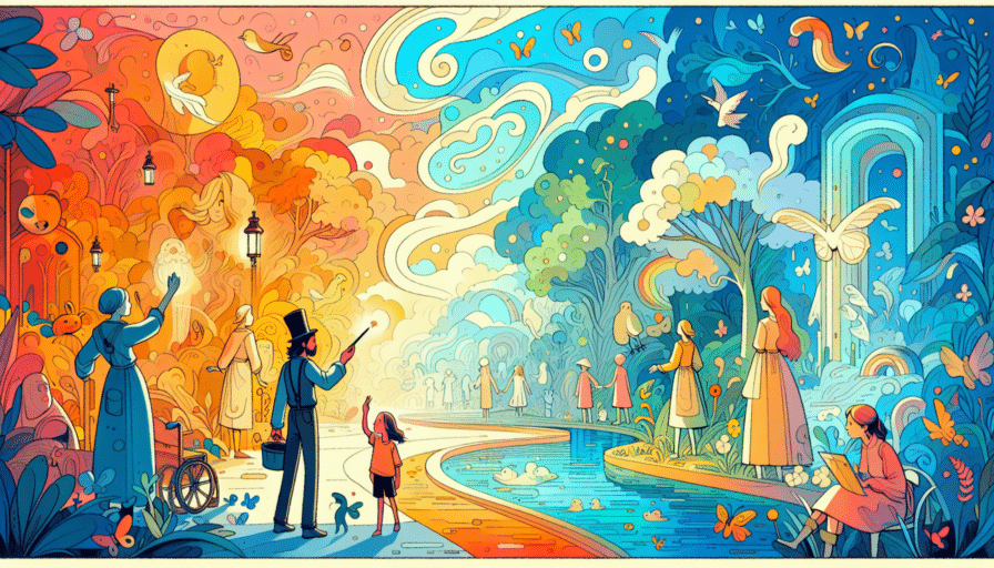 La niña que descubrió un portal hacia una dimensión de fantasía
