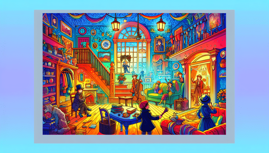 The mystery of the haunted house